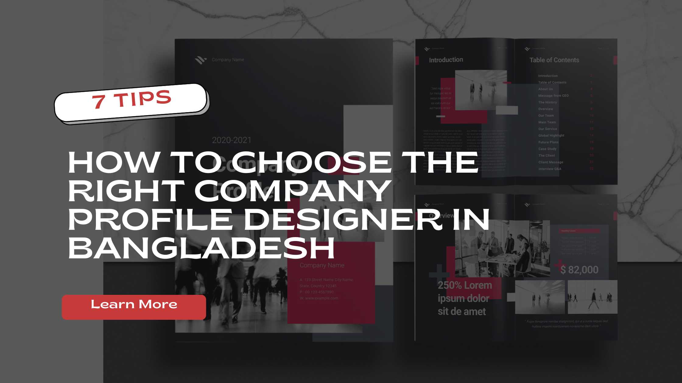 How to Choose the Right Company Profile Designer in Bangladesh
