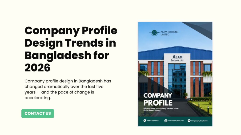 Company Profile Design Trends in Bangladesh for 2026